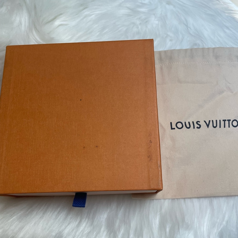 Several LOUIS VUITTON boxes, dust bags, and shopping bags